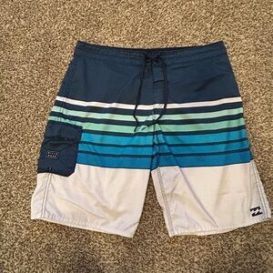 Billabong Men's Multicolor Striped Board Shorts